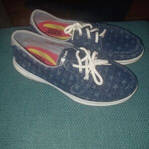 Blue Star Pattern Sneakers